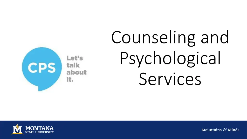 counseling and psychological services