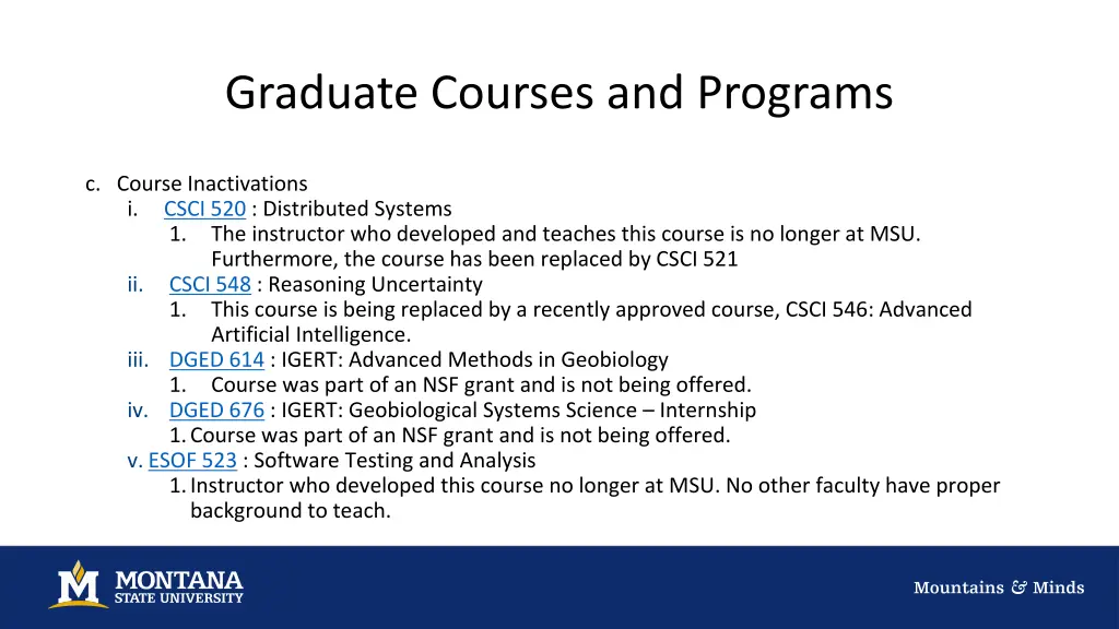 graduate courses and programs 4