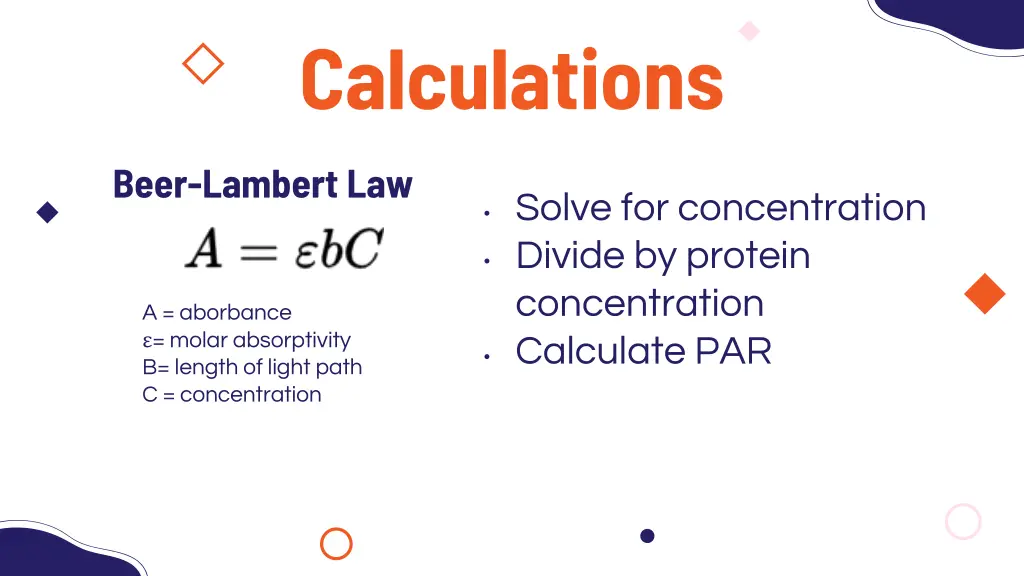 calculations