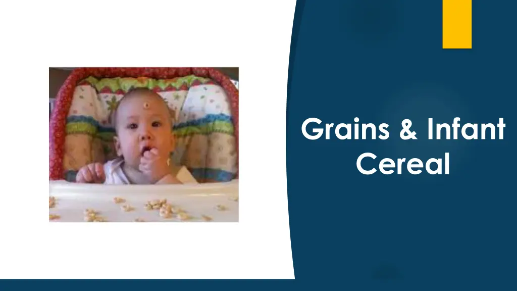 grains infant cereal