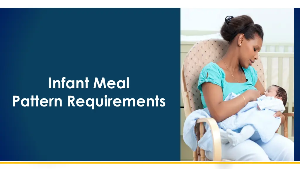 infant meal pattern requirements