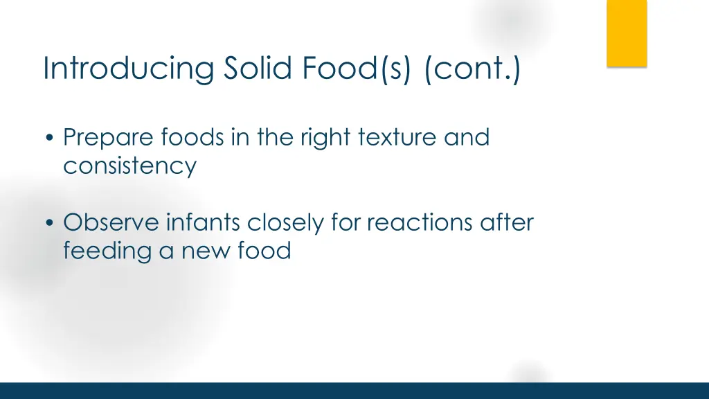 introducing solid food s cont