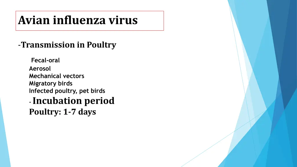 avian influenza virus