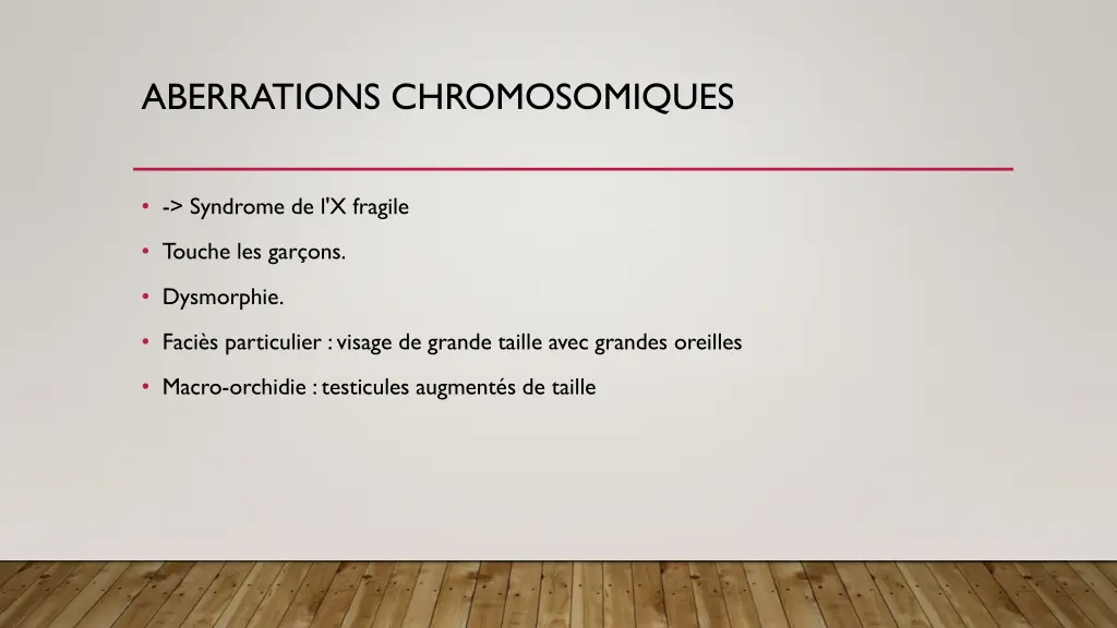 aberrations chromosomiques 2