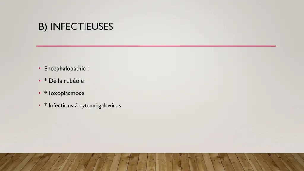 b infectieuses