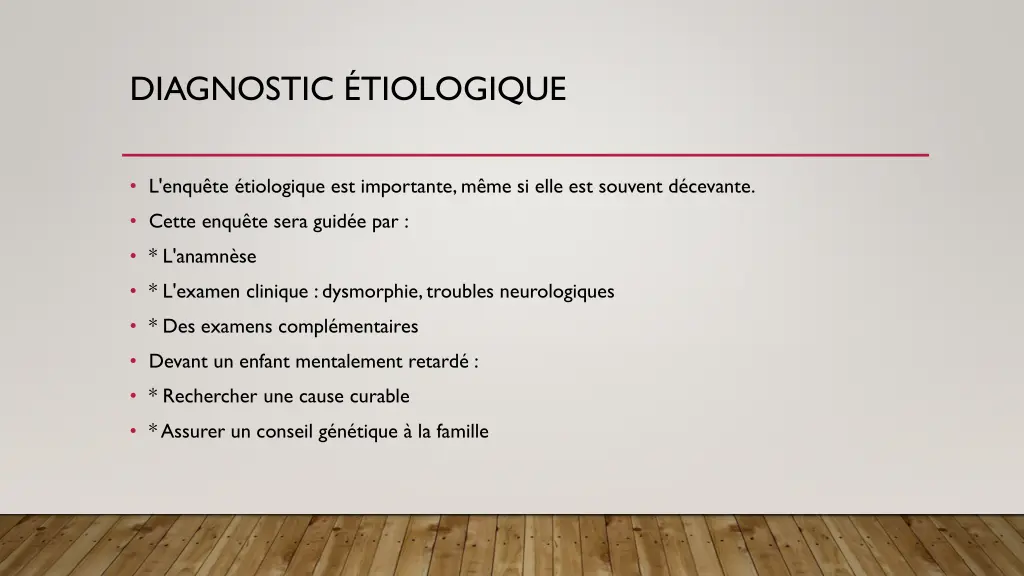 diagnostic tiologique 1