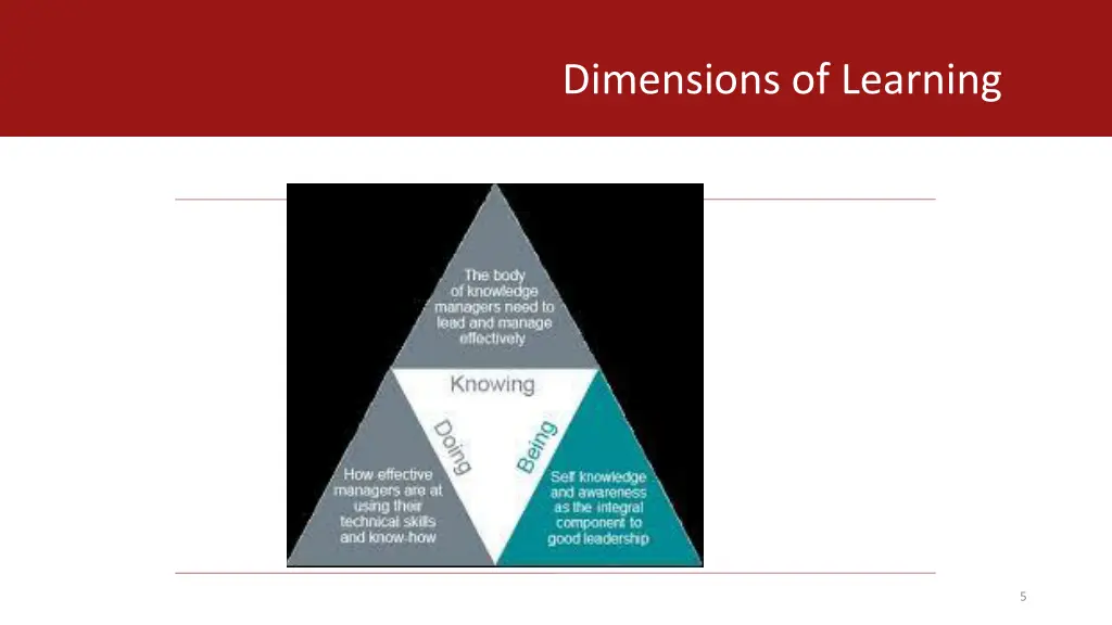 dimensions of learning