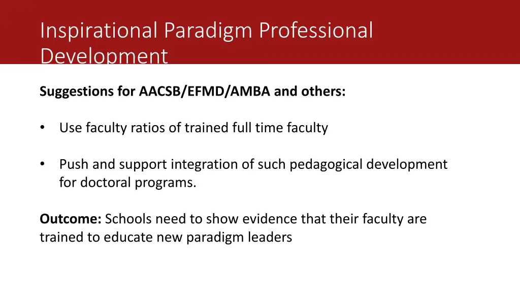 inspirational paradigm professional development 2