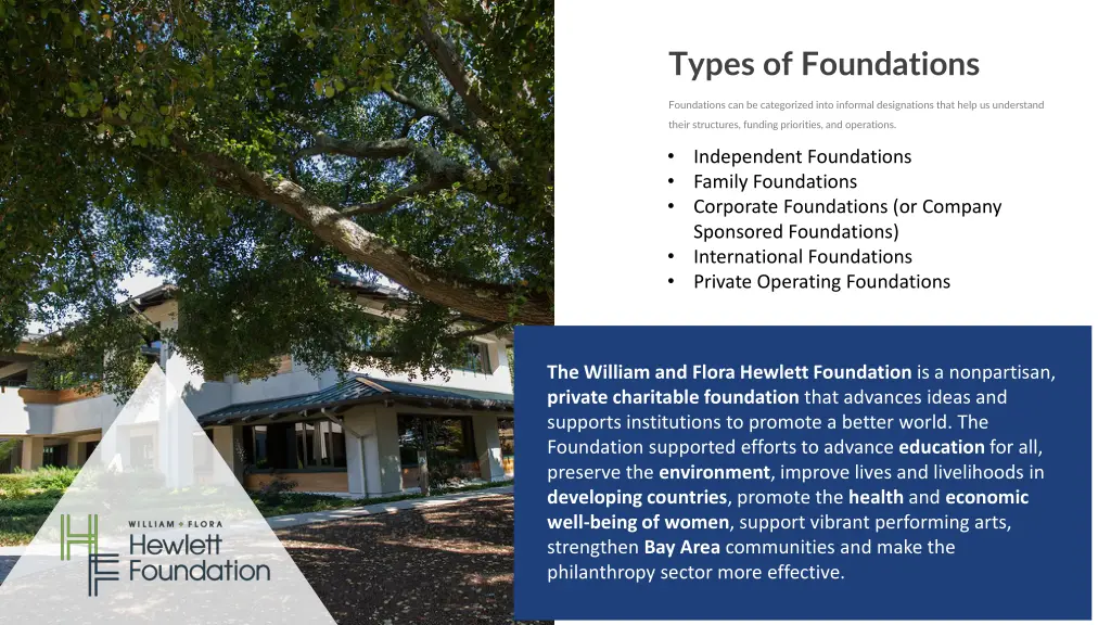 types of foundations