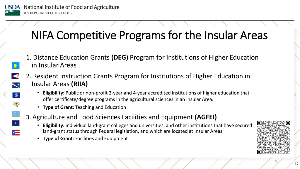 nifa competitive programs for the insular areas