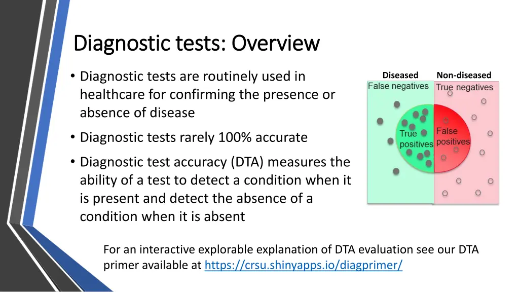 diagnostic tests overview diagnostic tests