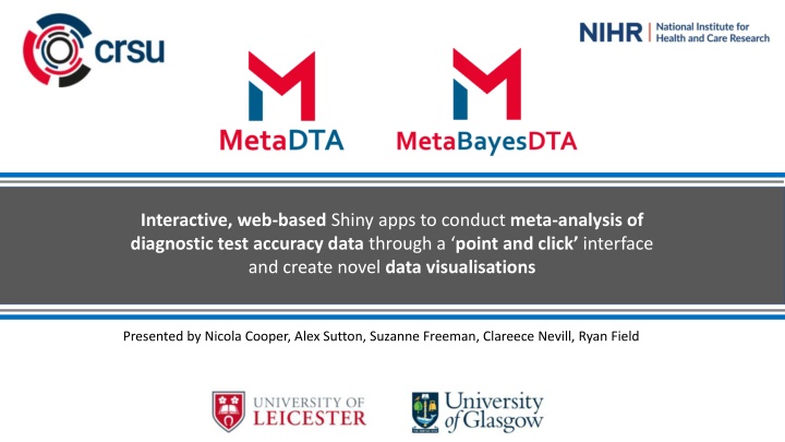 interactive web based shiny apps to conduct meta