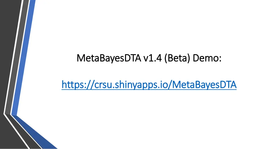 metabayesdta metabayesdta v1 4 beta demo