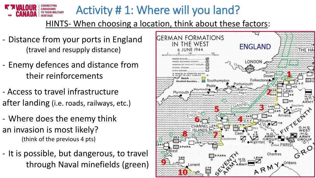 activity 1 where will you land activity 1 where