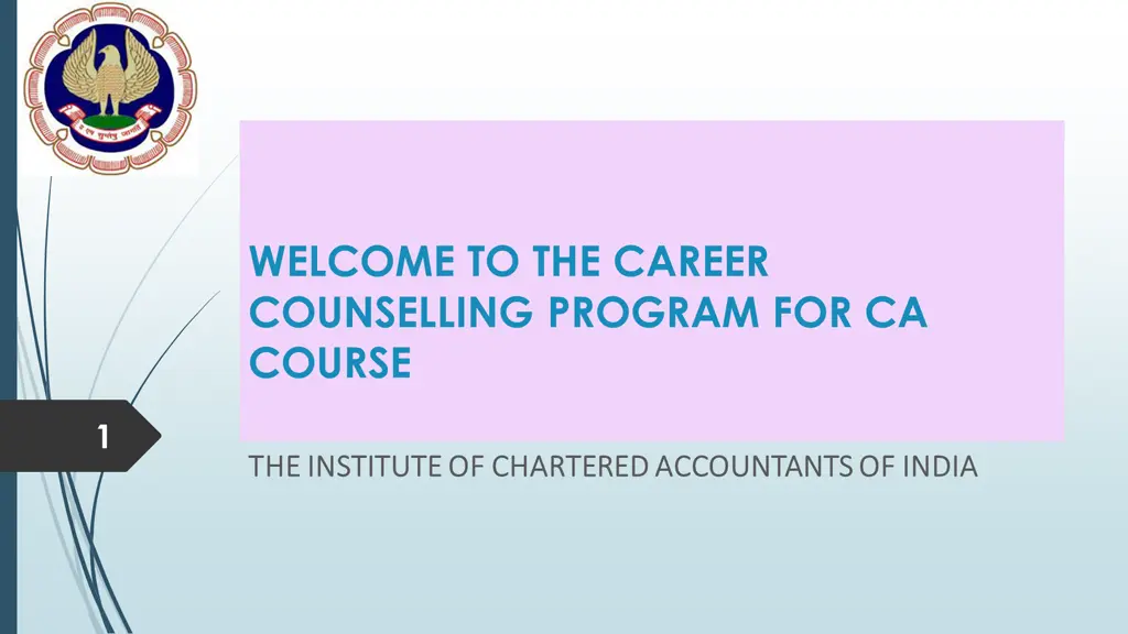 welcome to the career counselling program
