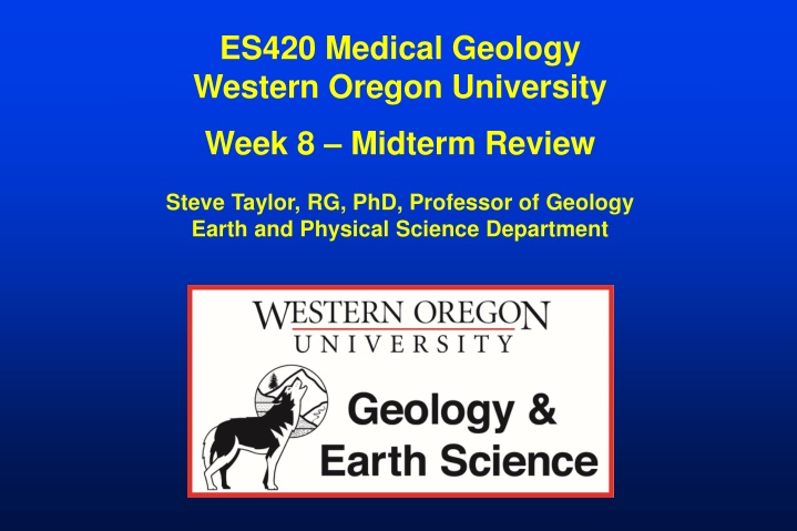 es420 medical geology western oregon university