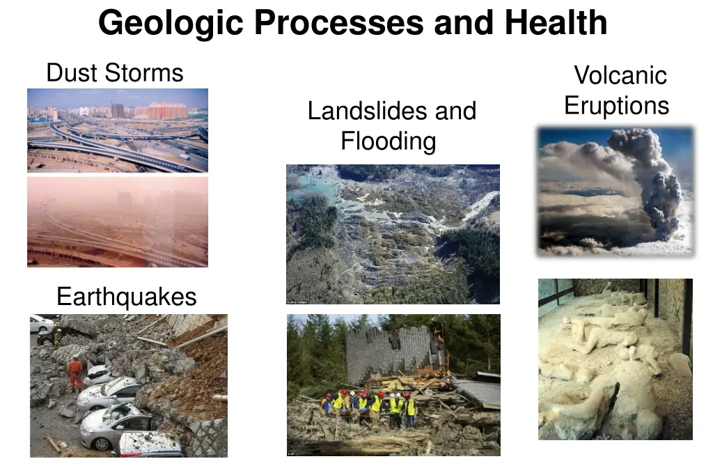 geologic processes and health