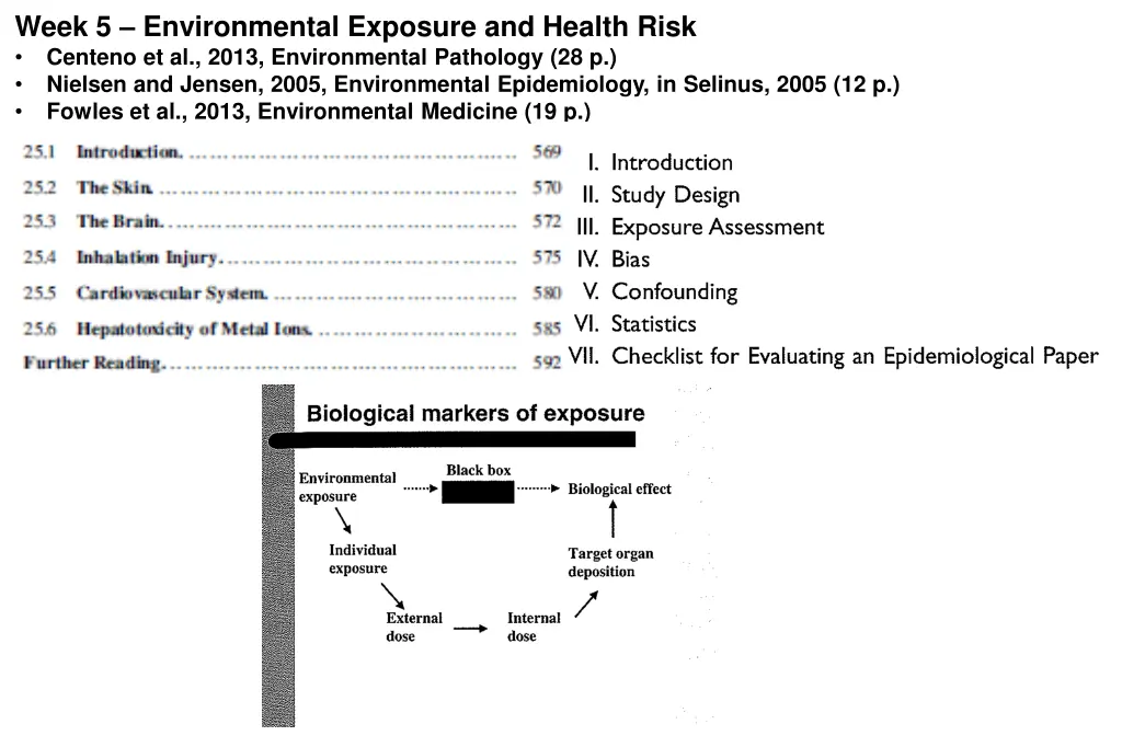 week 5 environmental exposure and health risk