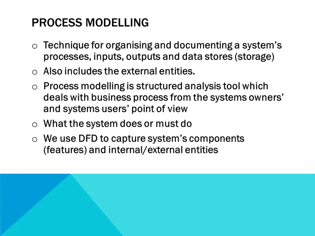 process modelling