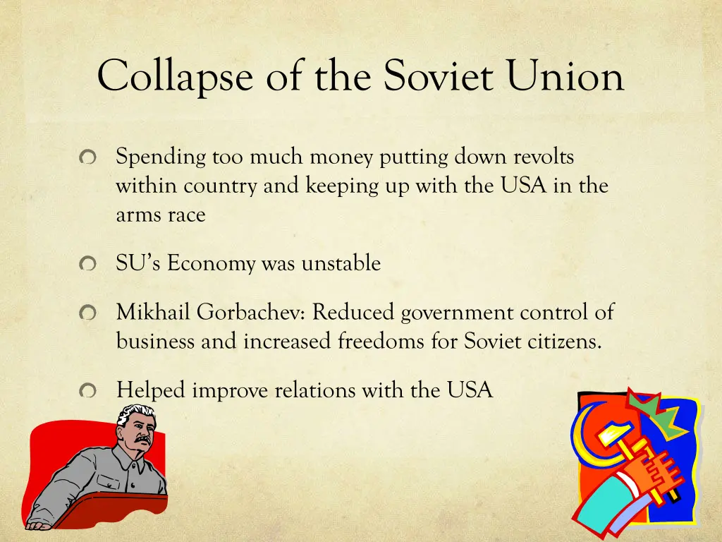 collapse of the soviet union