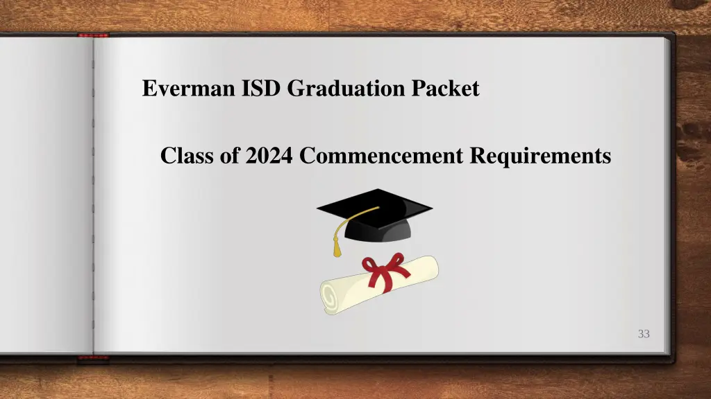 everman isd graduation packet