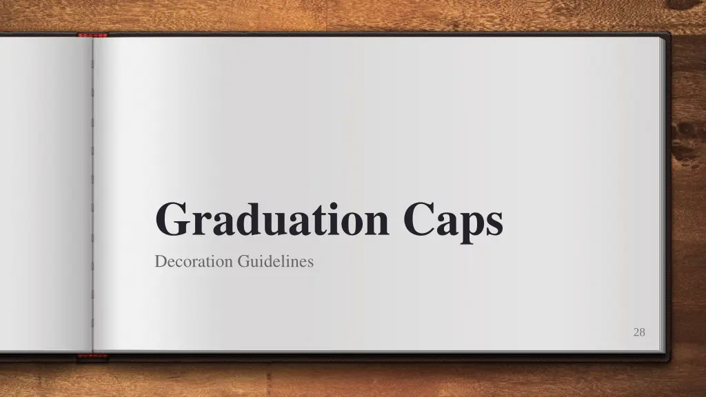 graduation caps decoration guidelines