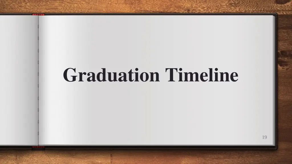 graduation timeline