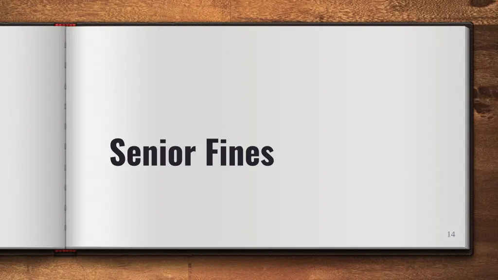 senior fines