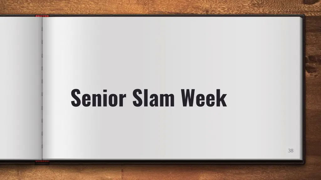 senior slam week