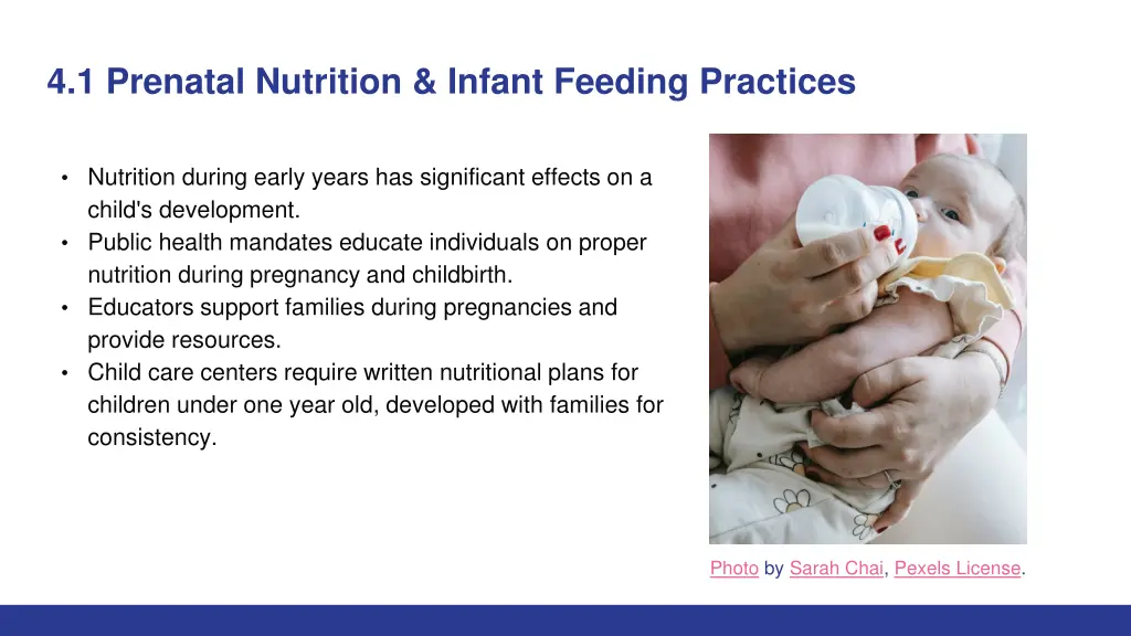 4 1 prenatal nutrition infant feeding practices