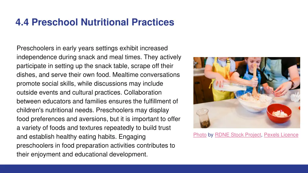 4 4 preschool nutritional practices