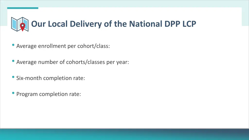 our local delivery of the national dpp lcp 1