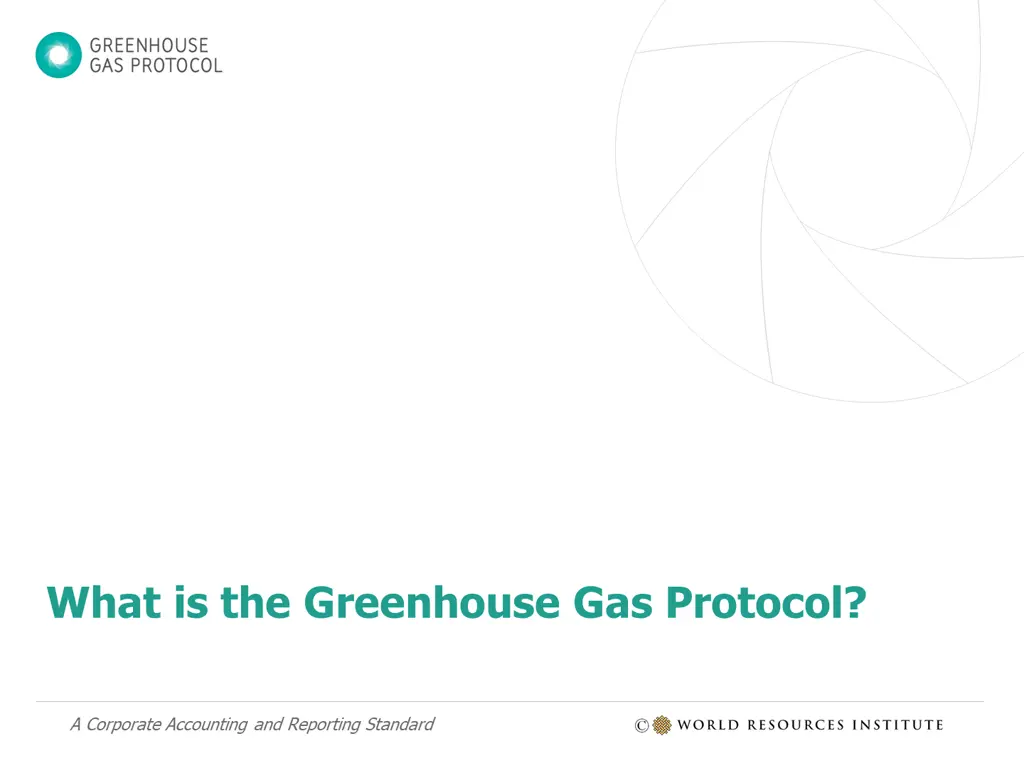 what is the greenhouse gas protocol