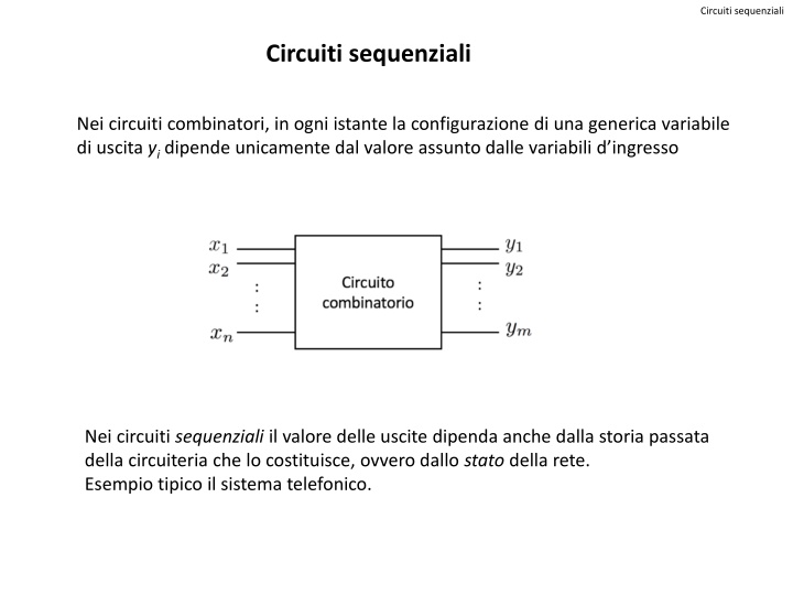 circuiti sequenziali