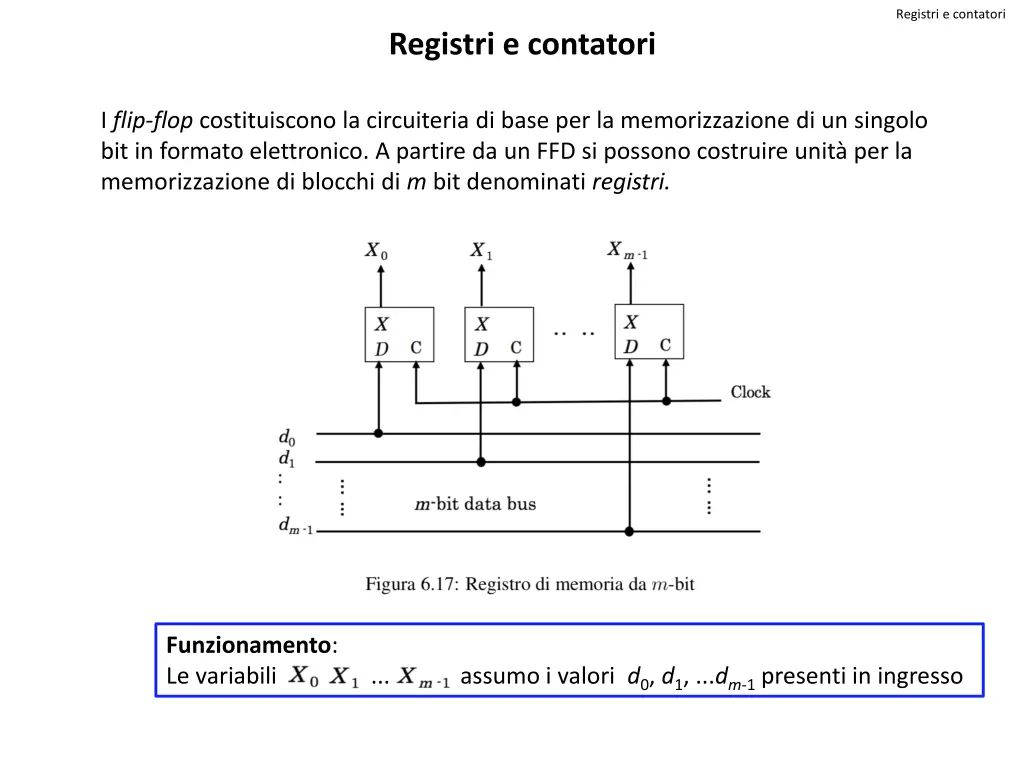 registri e contatori