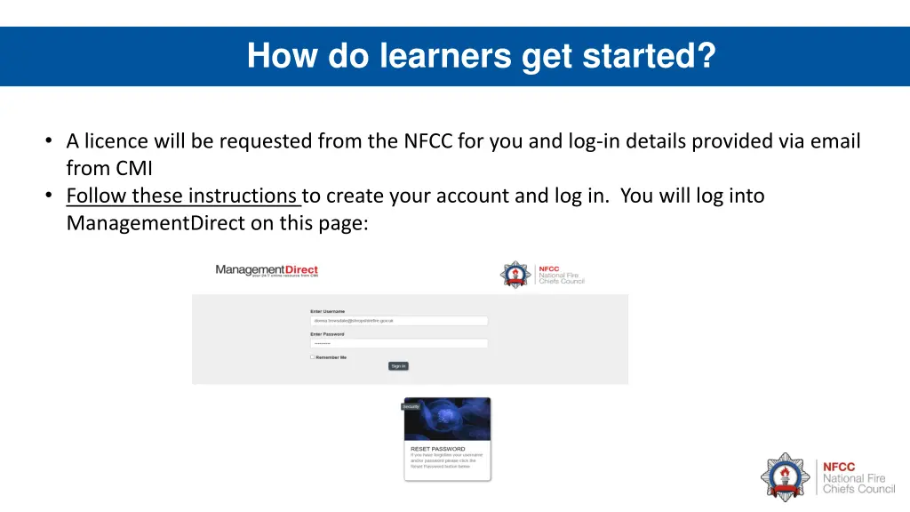 how do learners get started