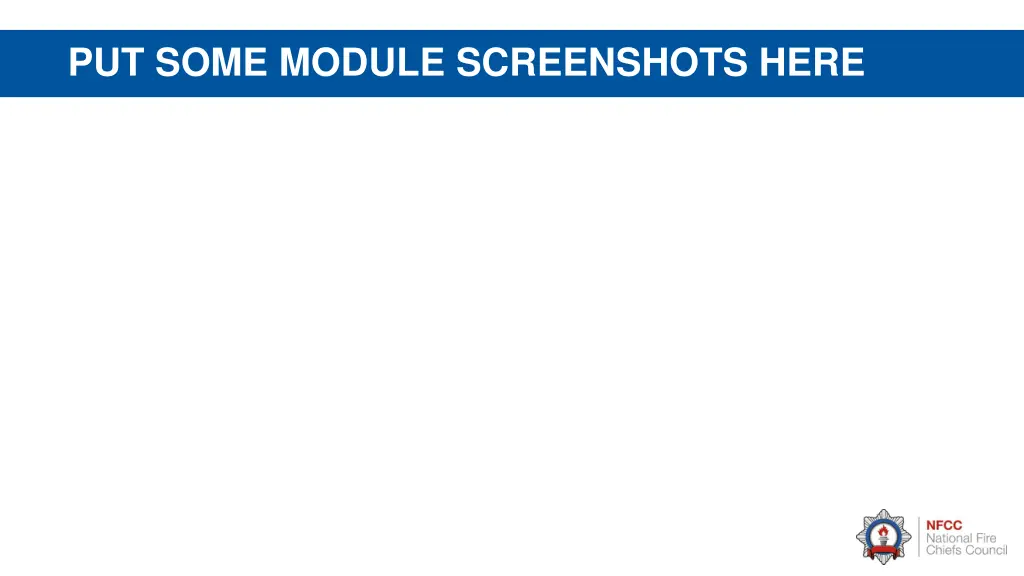 put some module screenshots here