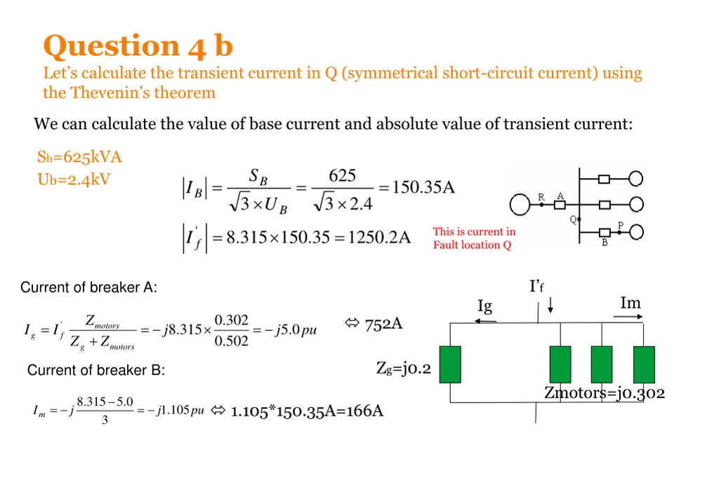 question 4 b let s calculate the transient 1