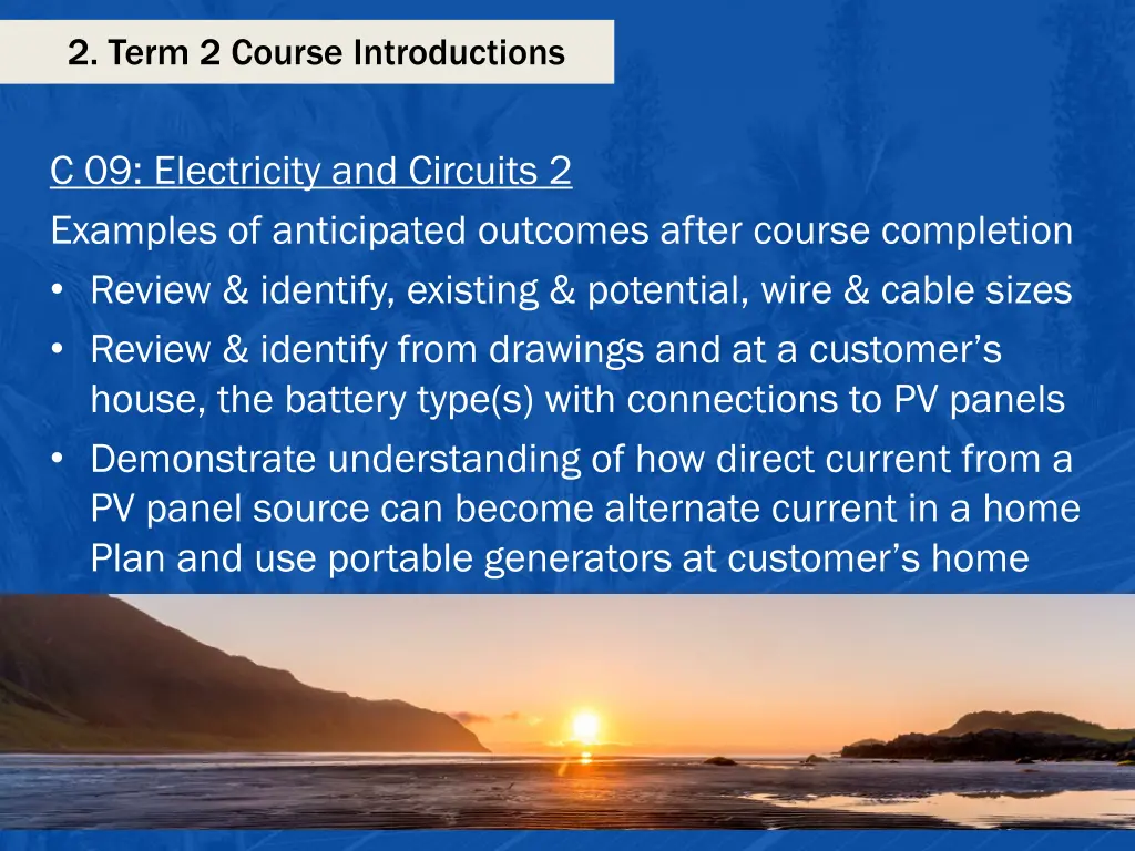 2 term 2 course introductions 1