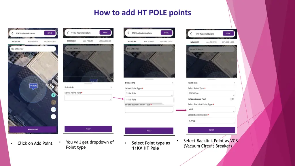 how to add ht pole points