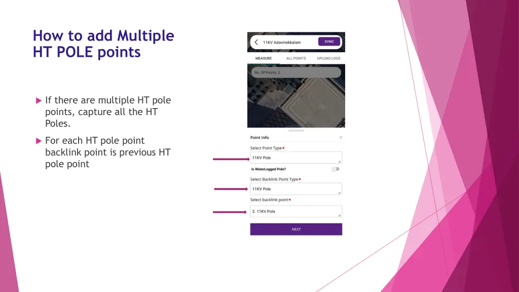 how to add multiple ht pole points