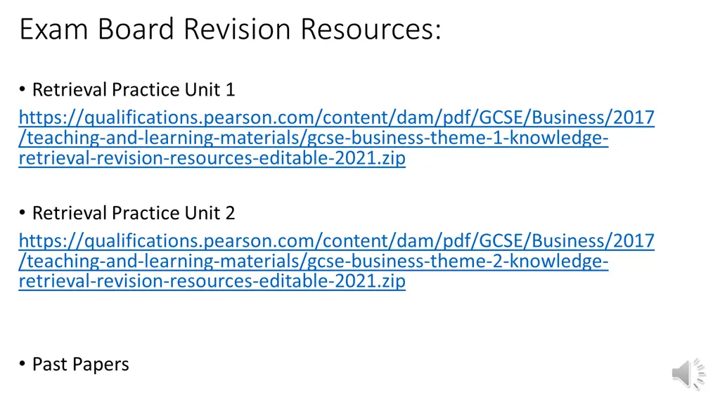 exam board revision resources