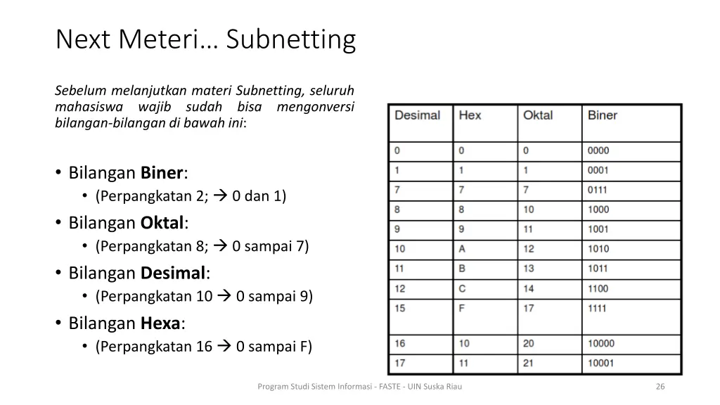 next meteri subnetting