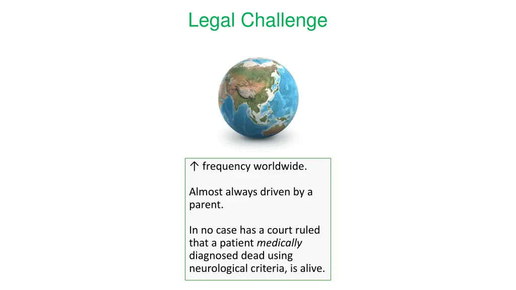 legal challenge