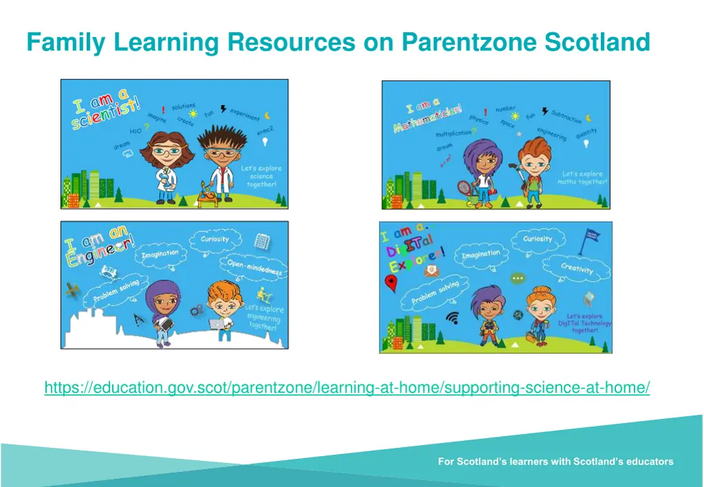 family learning resources on parentzone scotland 1