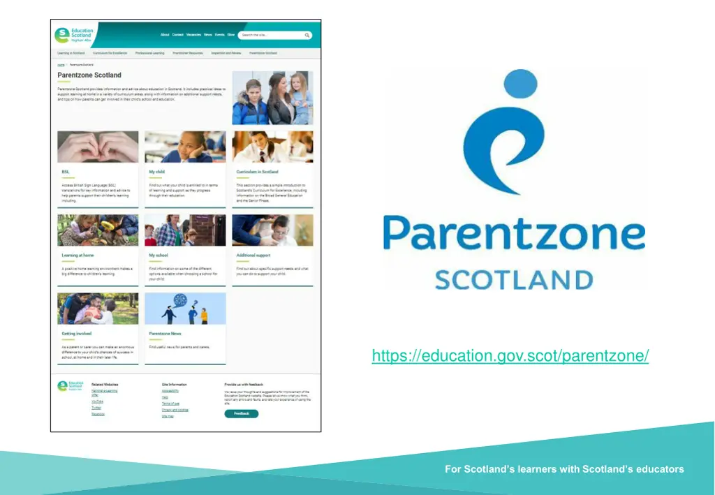 https education gov scot parentzone