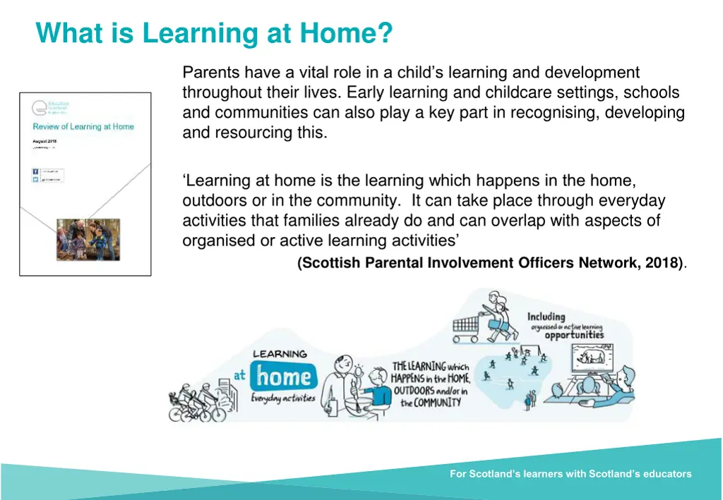 what is learning at home