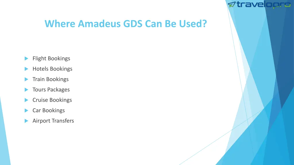 where amadeus gds can be used