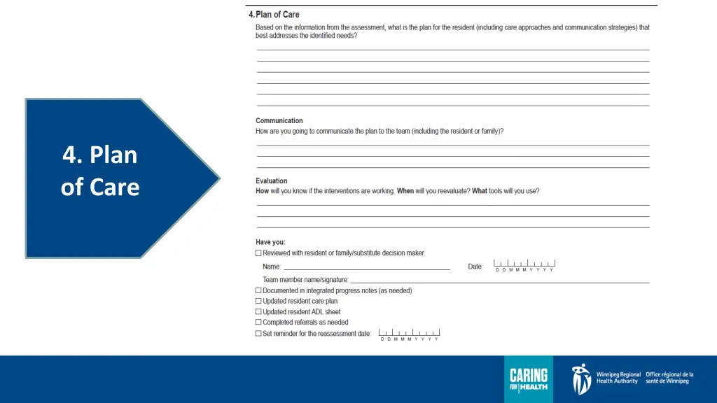 4 plan of care