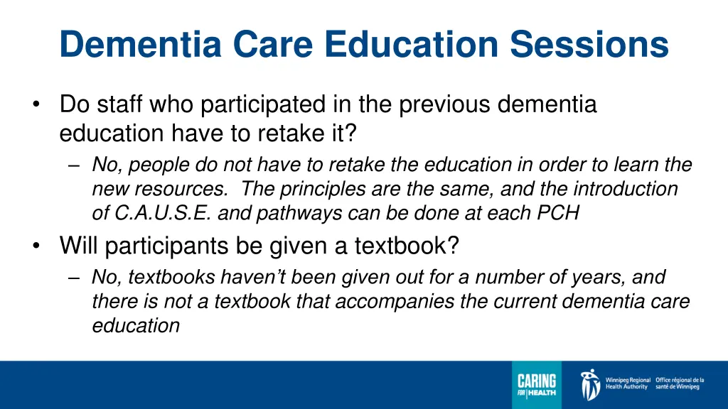 dementia care education sessions 1